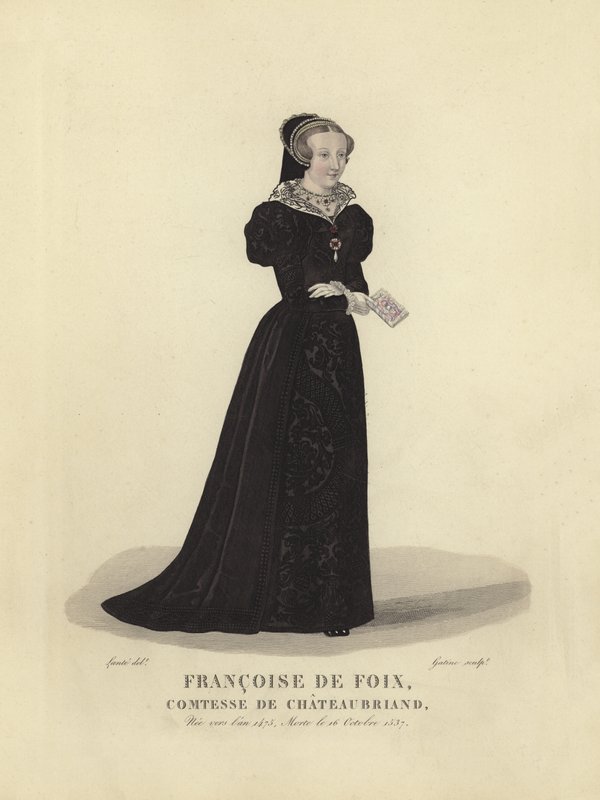 Francoise de Foix, Chateaubriand grófnője alkotó: French School