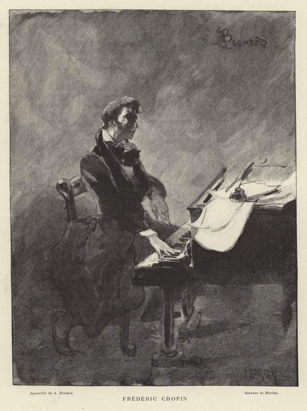 Frederic Chopin lengyel zongoraművész és zeneszerző alkotó: French School