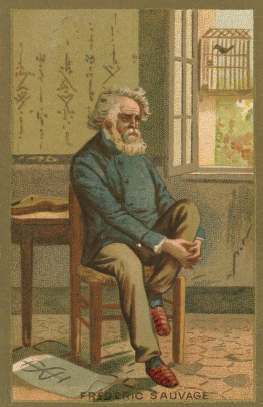 Frederic Sauvage francia hajóépítő alkotó: French School