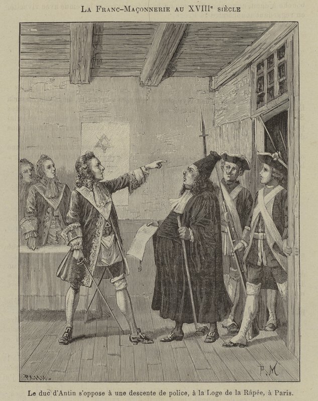 Szabadkőművesség a 18. században: A Duc d