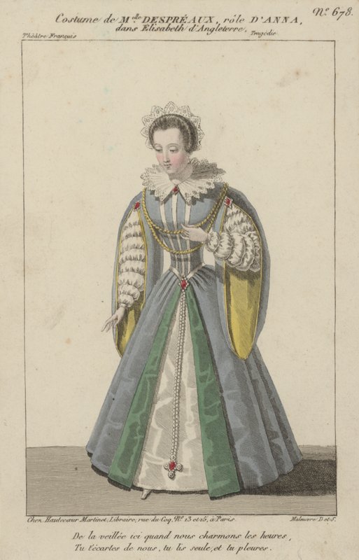 Louise Allan-Despreaux francia színésznő Anna szerepében az Elisabeth d