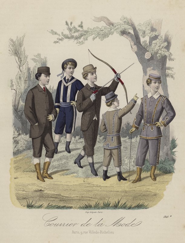 Francia fiúdivat alkotó: French School