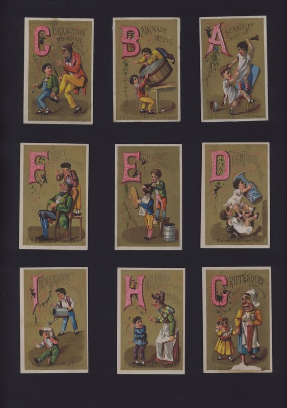 francia képregény ábécé (színes litó) alkotó: French School