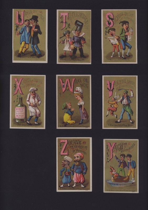 francia képregény ábécé (színes litó) alkotó: French School
