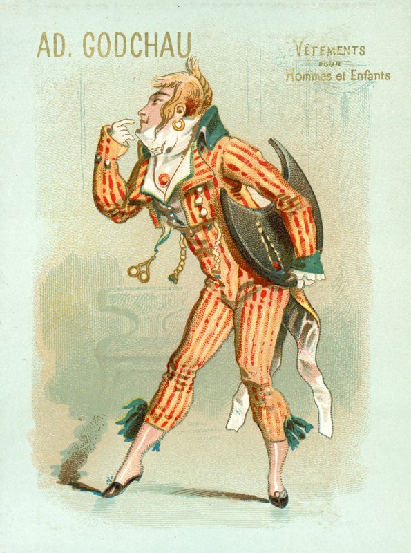 francia dandy (chromolitho) alkotó: French School