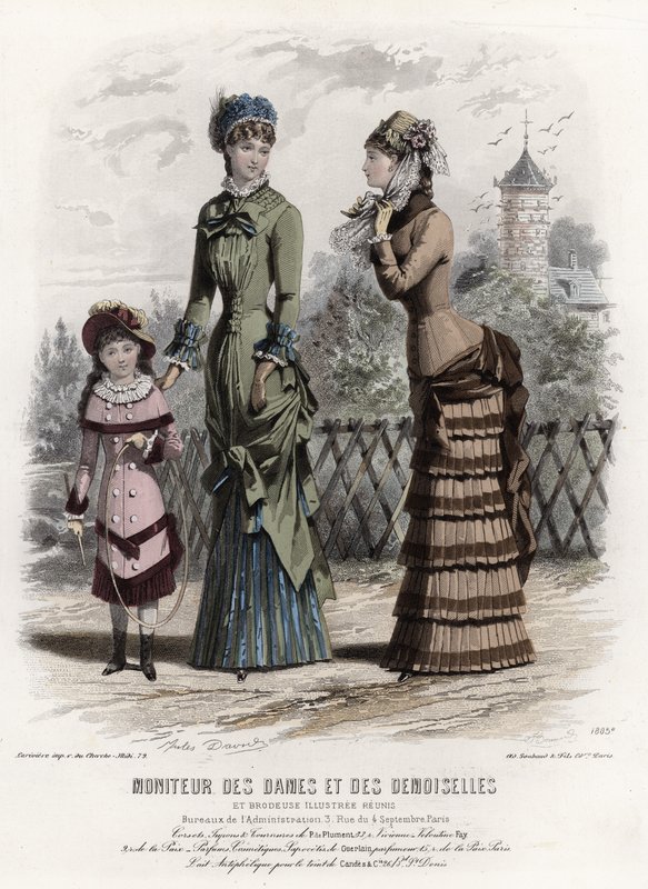 Francia divatlemez, 19. század vége alkotó: French School