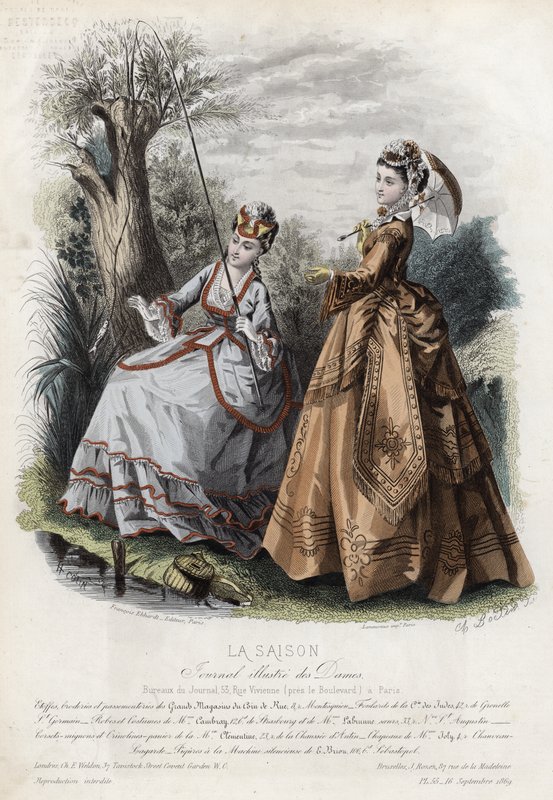 Francia divatlemez, 19. század vége alkotó: French School