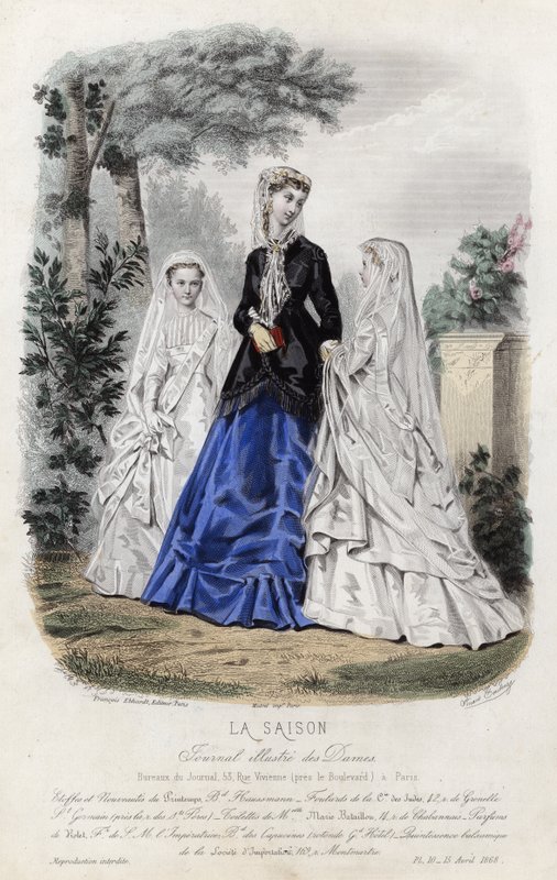 Francia divatlemez, 19. század vége alkotó: French School