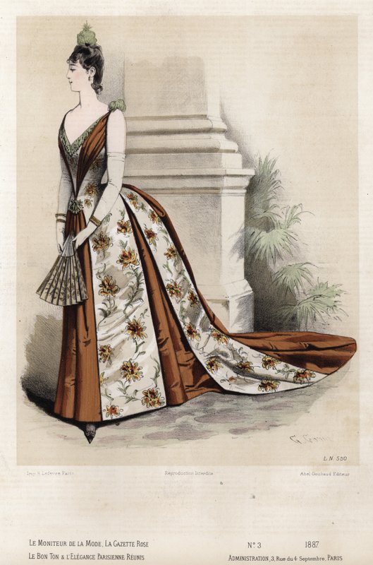 Francia divatlemez, 19. század vége alkotó: French School