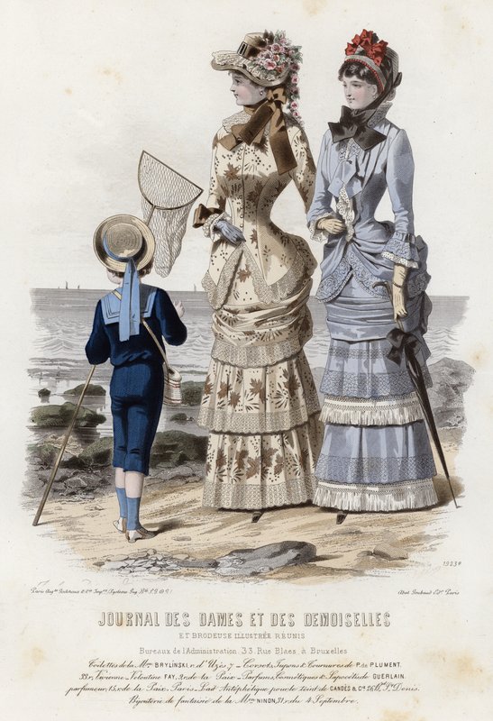 Francia divatlemez, 19. század vége alkotó: French School