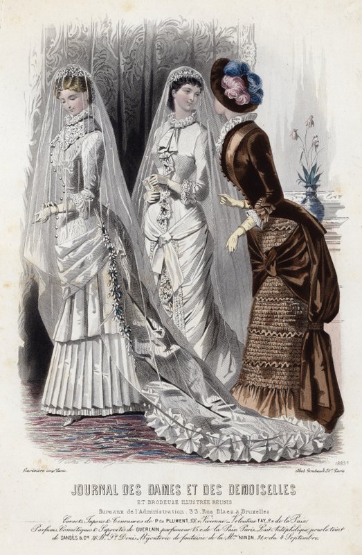 Francia divatlemez, 19. század vége alkotó: French School