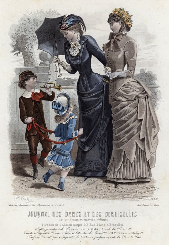 Francia divatlemez, 19. század vége alkotó: French School