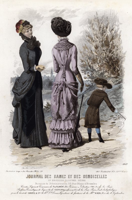 Francia divatlemez, 19. század vége alkotó: French School