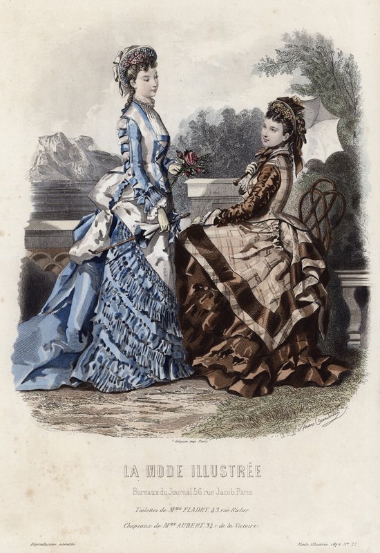 Francia divatlemez, 19. század vége alkotó: French School