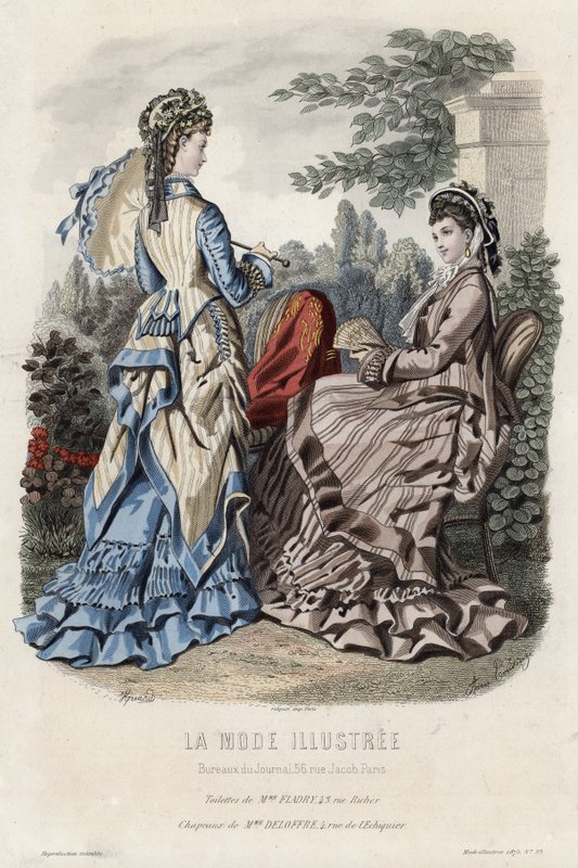 Francia divatlemez, 19. század vége alkotó: French School