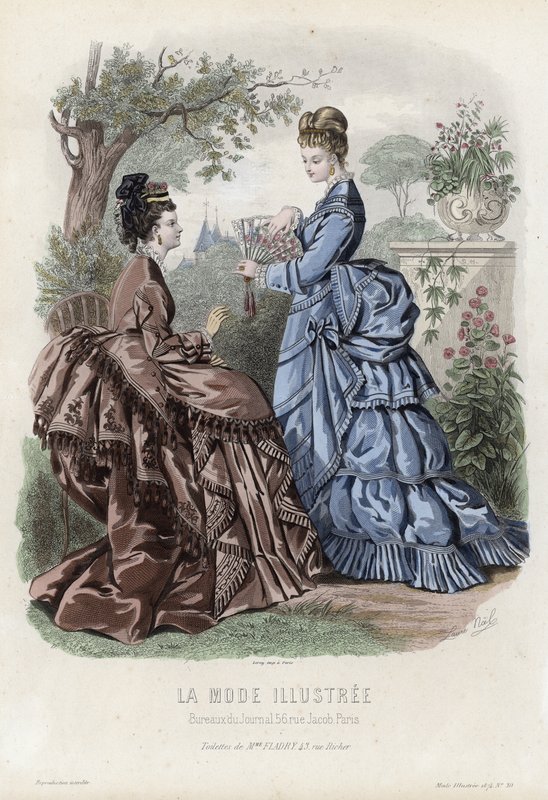 Francia divatlemez, 19. század vége alkotó: French School