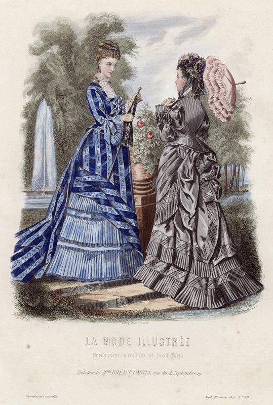 Francia divatlemez, 19. század vége alkotó: French School