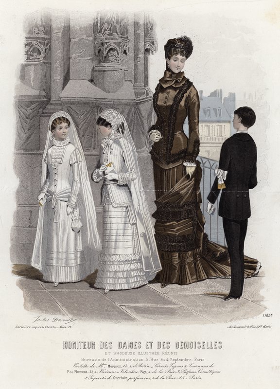 Francia divatlemez, 19. század vége alkotó: French School