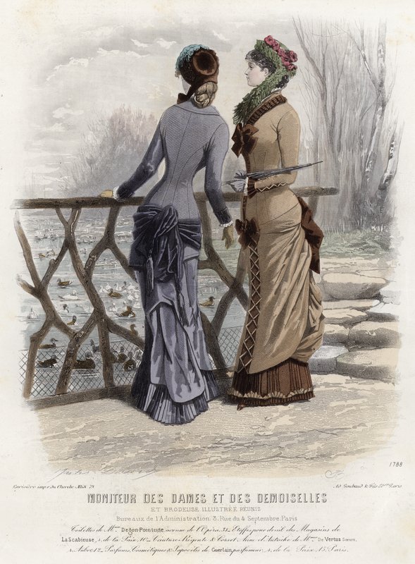 Francia divatlemez, 19. század vége alkotó: French School