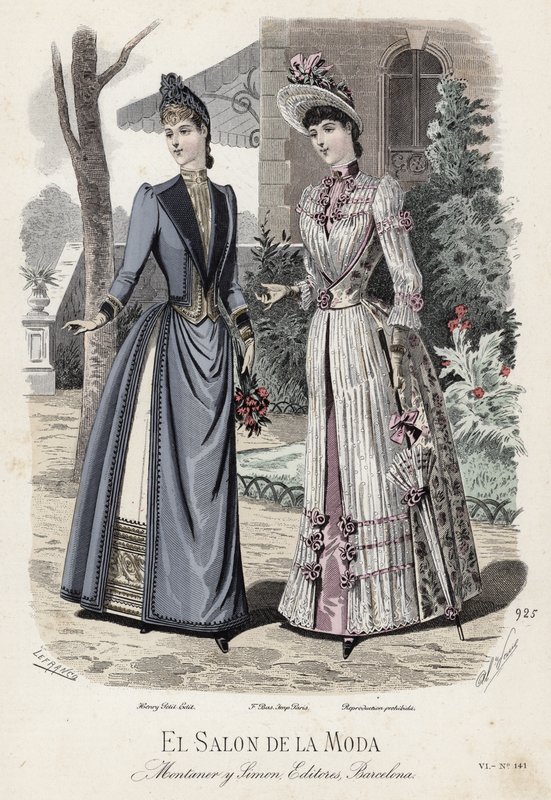 Francia divatlemez, 19. század vége alkotó: French School
