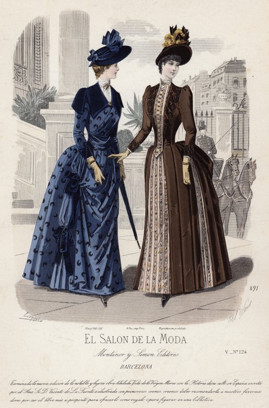 Francia divatlemez, 19. század vége alkotó: French School