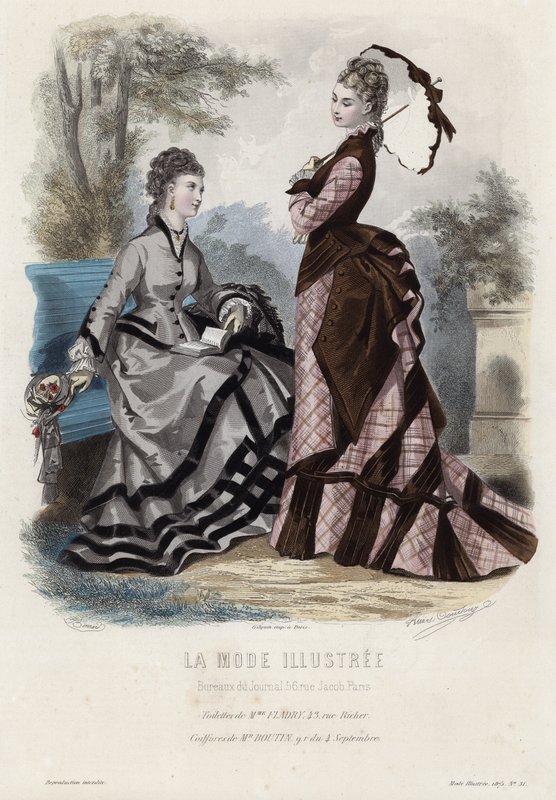 Francia divatlemez, 19. század vége alkotó: French School