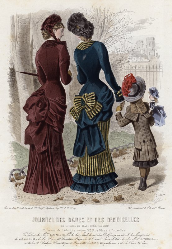 Francia divatlemez, 19. század vége alkotó: French School