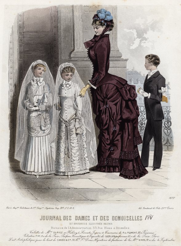 Francia divatlemez, 19. század vége alkotó: French School