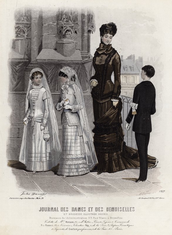 Francia divatlemez, 19. század vége alkotó: French School