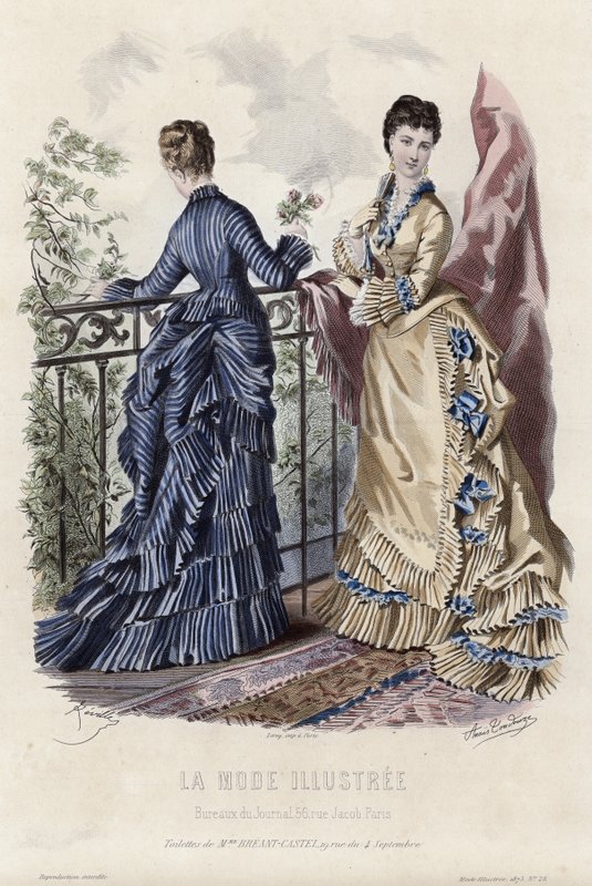 Francia divatlemez, 19. század vége alkotó: French School