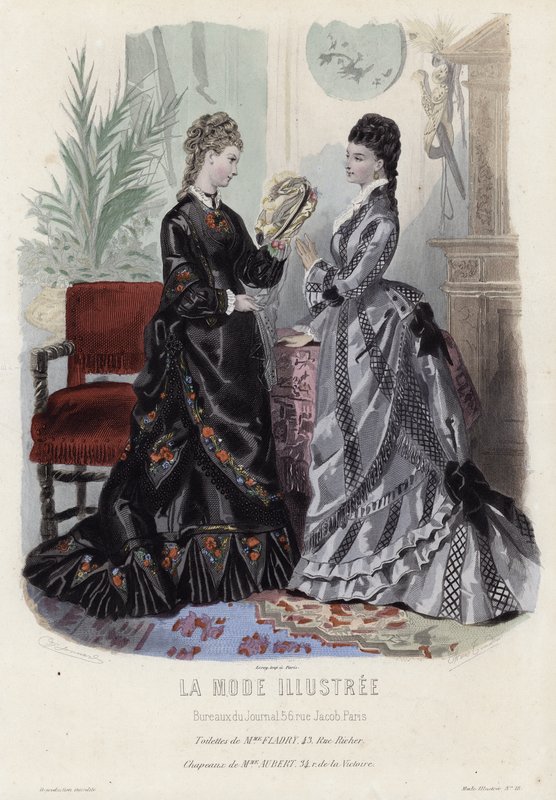 Francia divatlemez, 19. század vége alkotó: French School