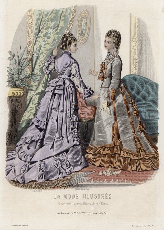 Francia divatlemez, 19. század vége alkotó: French School