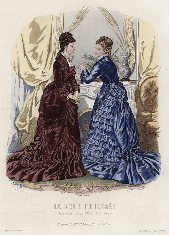 Francia divatlemez, 19. század vége alkotó: French School