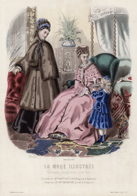 Francia divatlemez, 19. század vége alkotó: French School