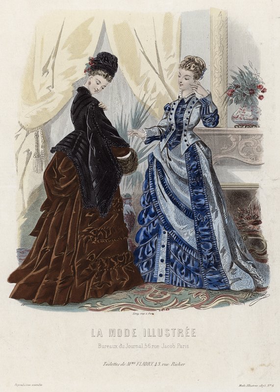 Francia divatlemez, 19. század vége alkotó: French School