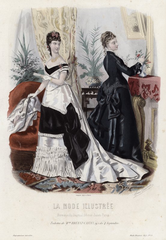 Francia divatlemez, 19. század vége alkotó: French School
