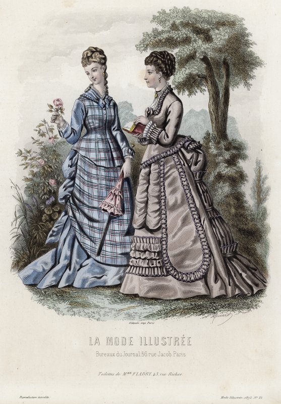 Francia divatlemez, 19. század vége alkotó: French School
