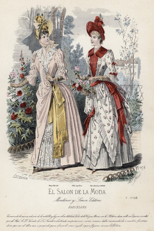 Francia divatlemez, 19. század vége alkotó: French School