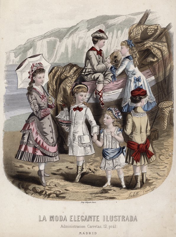 Francia divatlemez, 19. század vége alkotó: French School