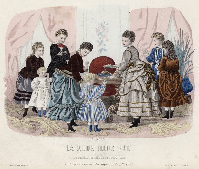Francia divatlemez, 19. század vége alkotó: French School