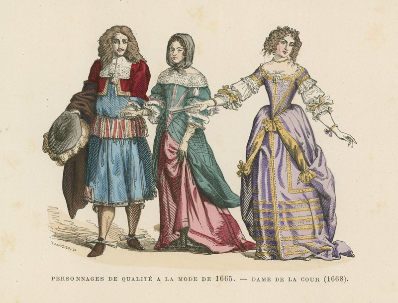 Francia divat, 17. század alkotó: French School