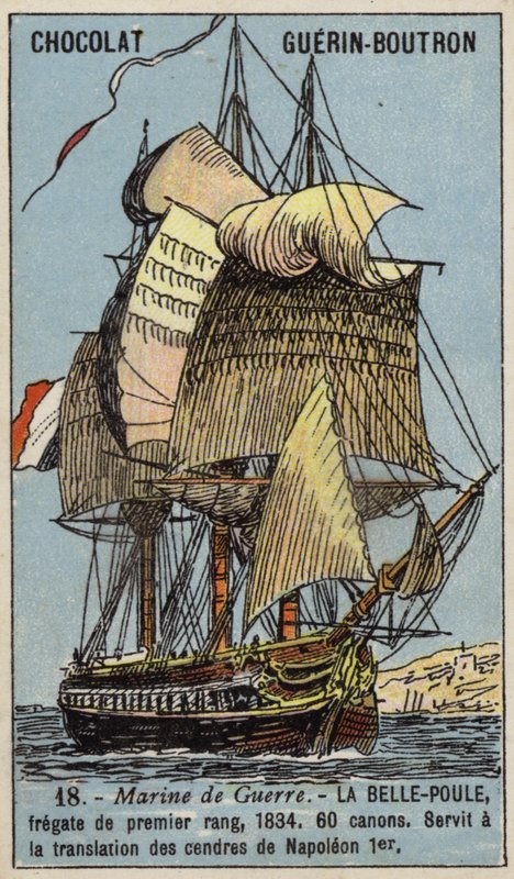 Belle Poule francia fregatt alkotó: French School