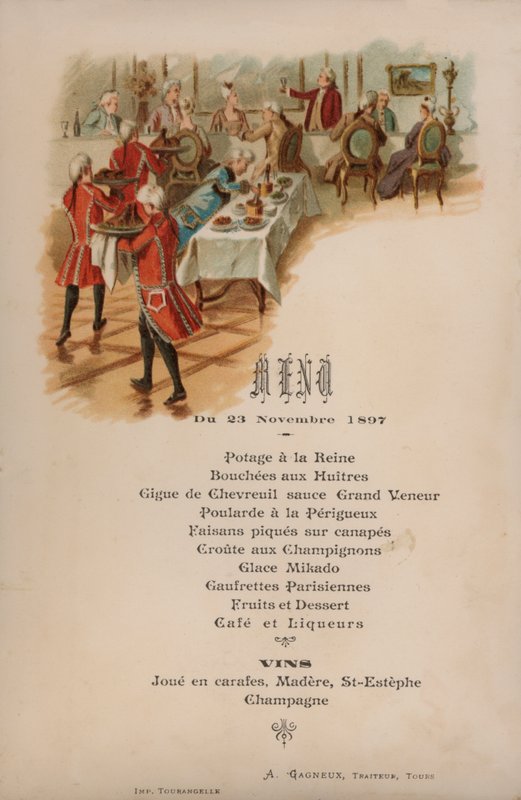 Francia menü vacsorára alkotó: French School