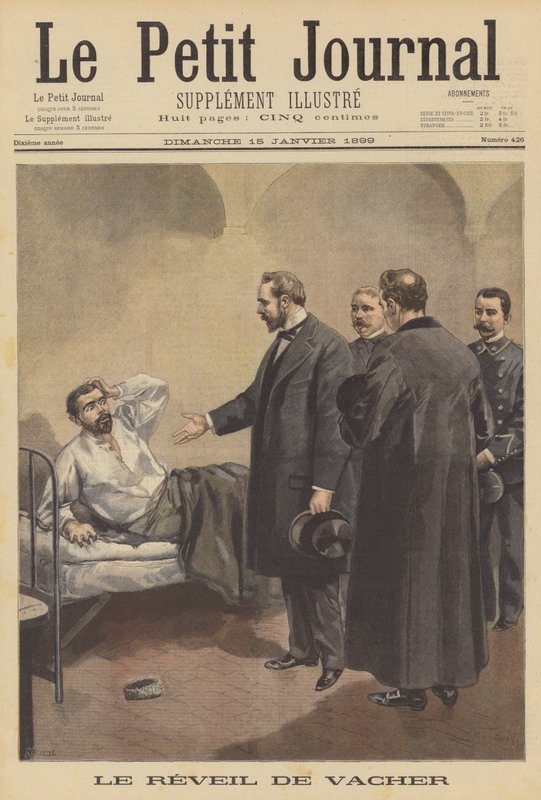 Joseph Vacher francia sorozatgyilkos felébred a kivégzése napján alkotó: French School