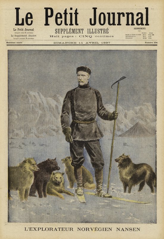 Fridtjof Nansen, norvég felfedező alkotó: French School