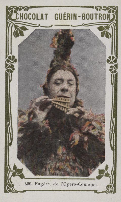 Fugere, az Opera-Comique-ból (színes fotó) alkotó: French School