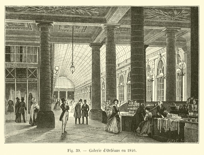 Galerie dOrleans en 1840 alkotó: French School