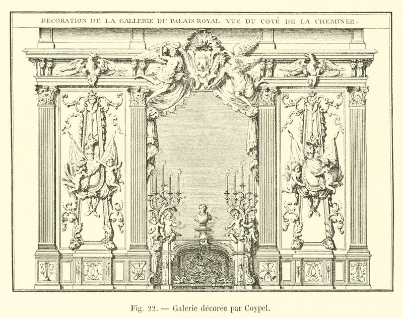 Coypel által díszített galéria alkotó: French School