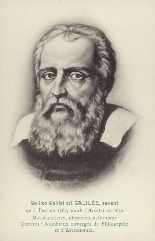 Galileo Galilei (1564-1642), olasz fizikus, matematikus és csillagász (litho) alkotó: French School
