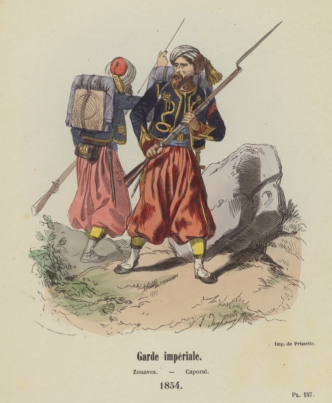 Birodalmi Gárda, Zouaves, tizedes alkotó: French School